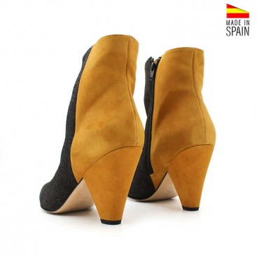 Zapatos piel bicolor