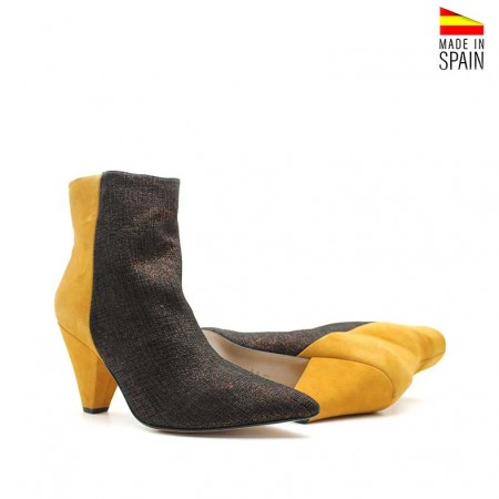 Botines modernos tacón