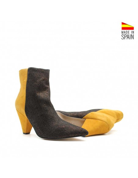 Botines modernos tacón