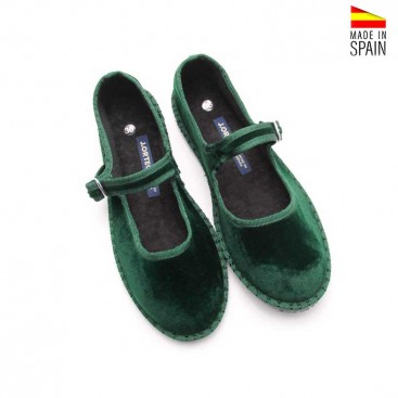 Merceditas de terciopelo para vestir