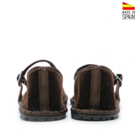 venecianas terciopelo marrones