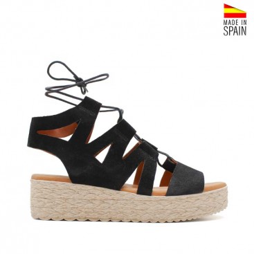 Sandalia cuña mujer