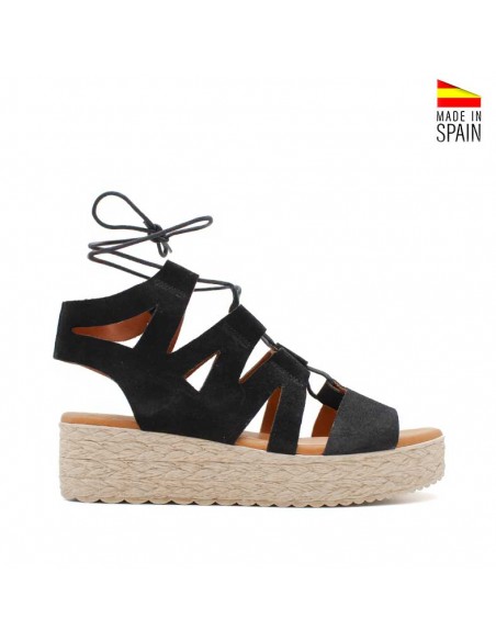 Sandalia cuña mujer