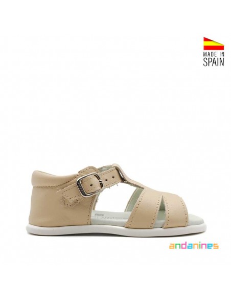 Sandalias niña piel