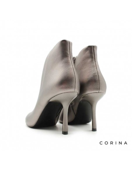 Botín plomo tacón fino