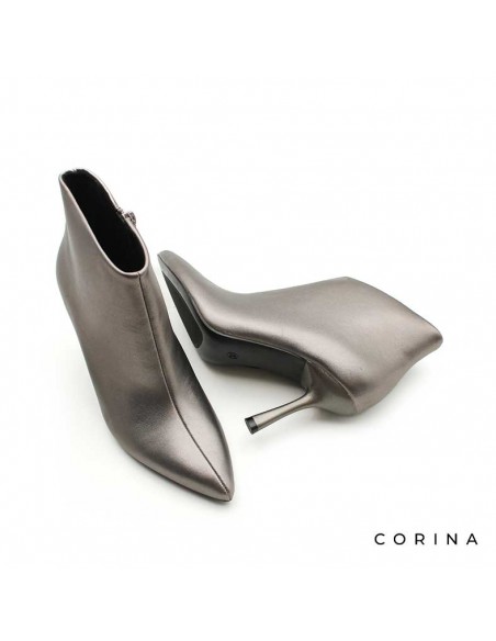 botines color plomo​