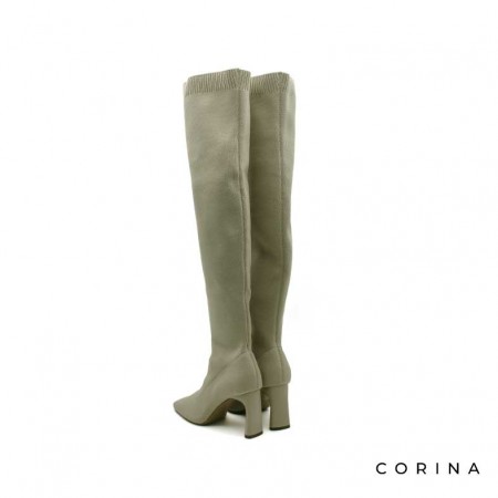 botas caña alta con elastico​