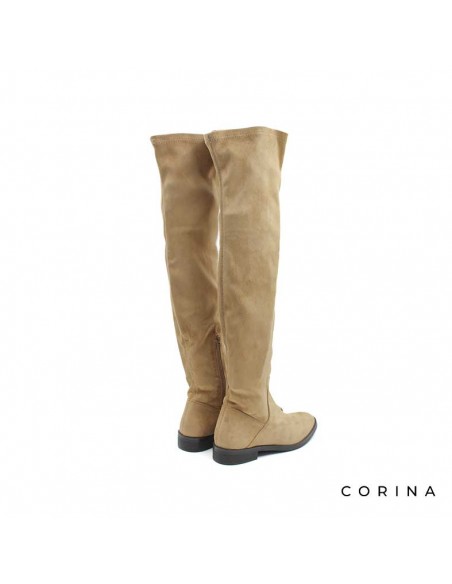 botas planas por encima de la rodilla​