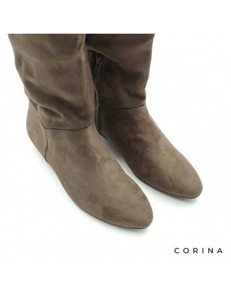 Bota plana corina