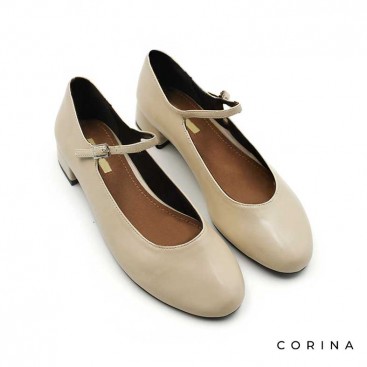 merceditas mujer beige