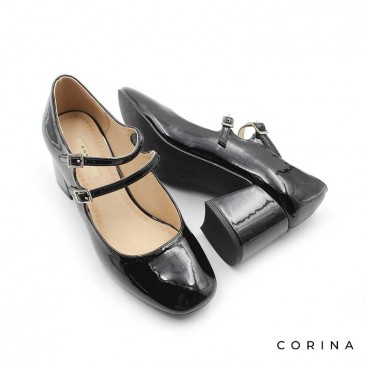 zapato negro charol mujer