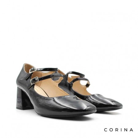 zapatos tacon charol