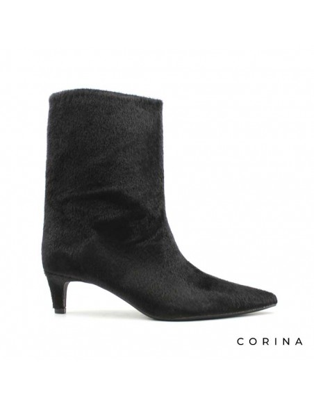 botines tacon pelo​