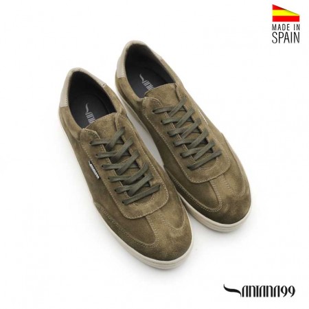 zapatilla casual serraje hombre