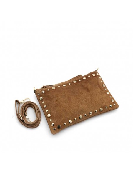 bolso serraje tachuelas