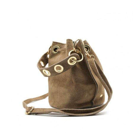 bolso serraje ojales