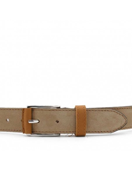 cinturón serraje taupe hombre