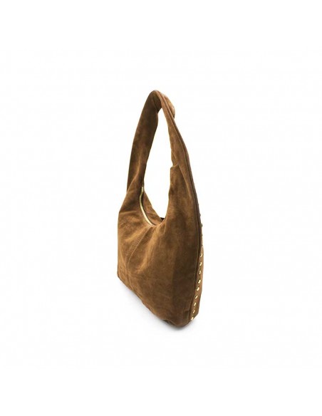 bolso hobo camel serraje