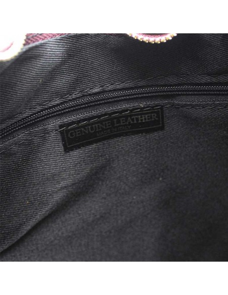 interior bolso taupe serraje