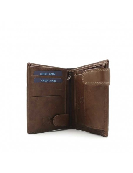 cartera hombre camel interior