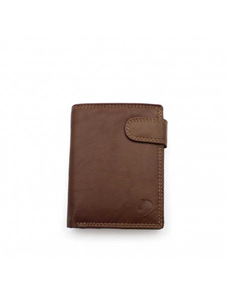 cartera piel camel hombre