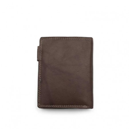 cartera marrón con RFID