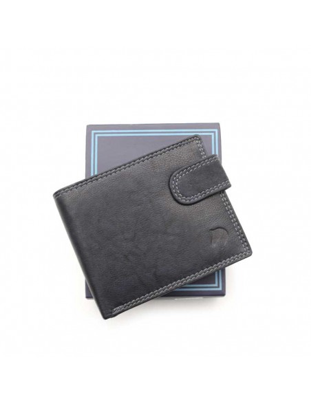 cartera elegante hombre azul marino