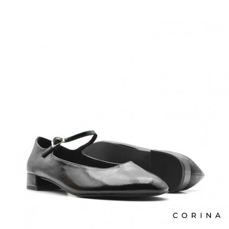 manoletinas negras Corina tacón bajo