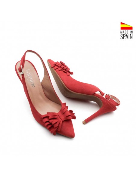 zapato fiesta salon rojo