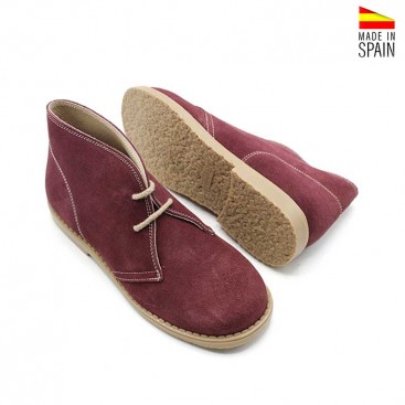 botas safari burdeos