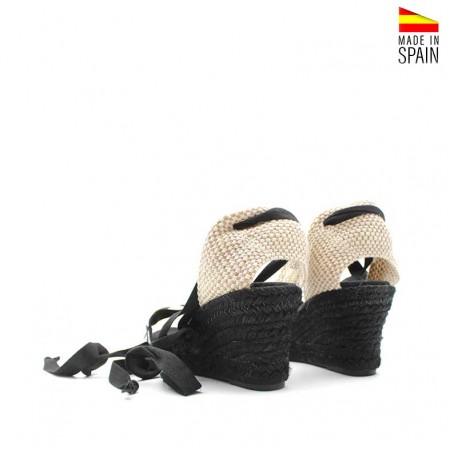 sandalias mujer cuña esparto fabricadas en España