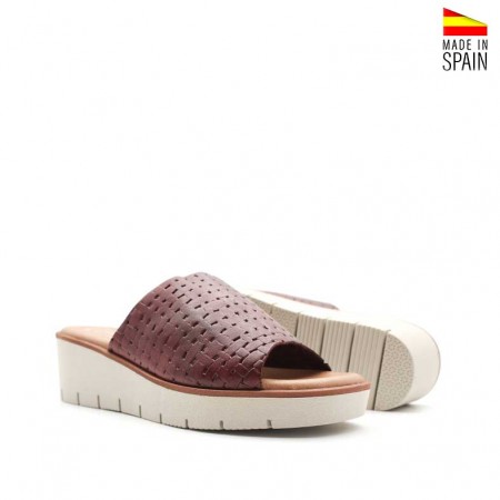 mules cuña mujer fabricados en España