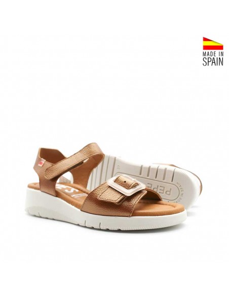 sandalias deportivas cuña baja