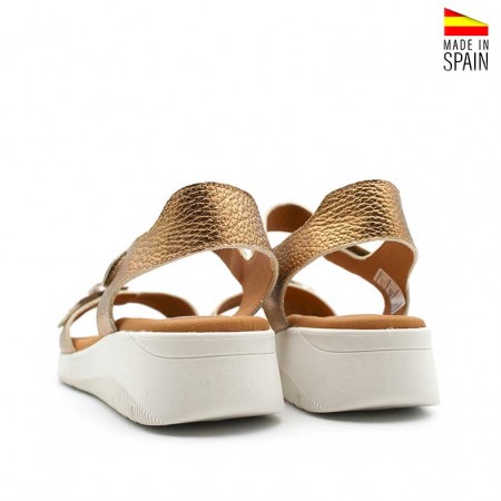 cuñas color bronce cómodas