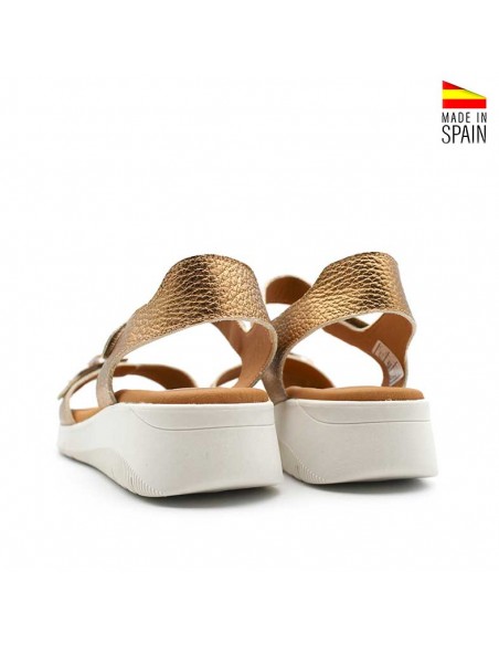 cuñas color bronce cómodas