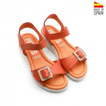 cuñas naranja mujer fabricadas en España