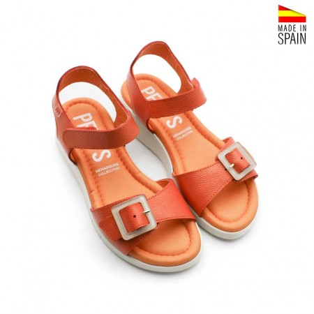 cuñas naranja mujer fabricadas en España