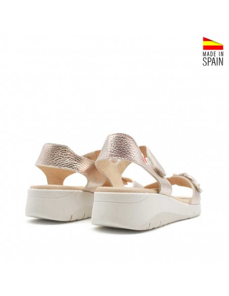 sandalias cuña baja mujer