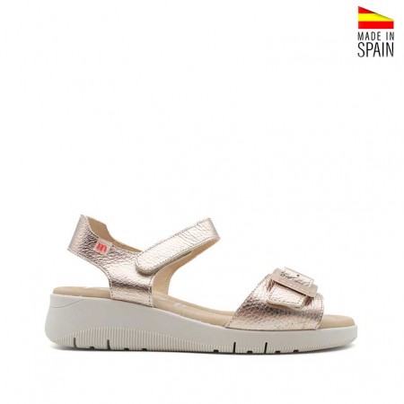 sandalias cómodas cuña