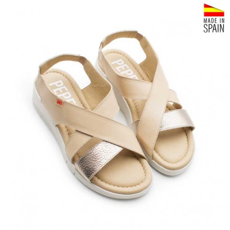 sandalias con cuña cómodas mujer