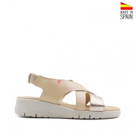 sandalias con cuña cómodas