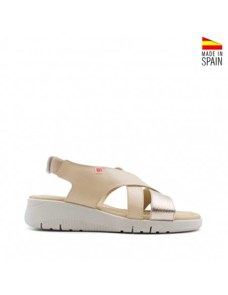 sandalias con cuña cómodas