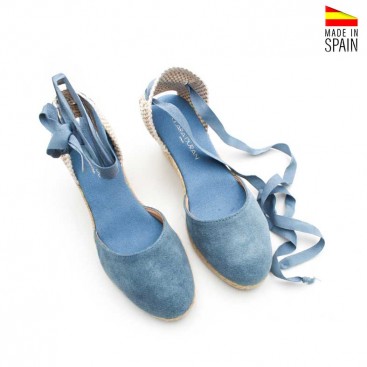 alpargata de mujer con plataforma de yute