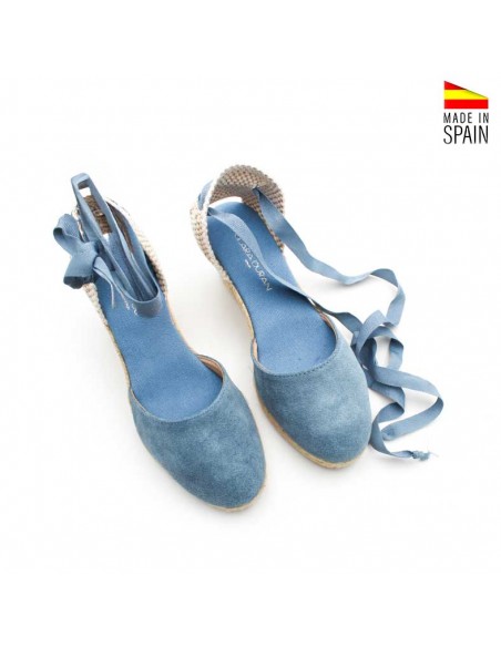 alpargata de mujer con plataforma de yute