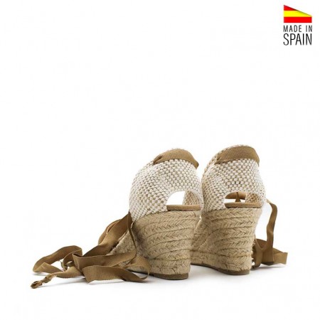 calzado de yute marrón fabricado en españa