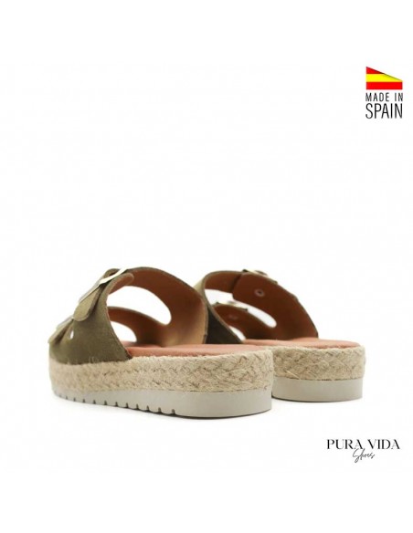 sandalias planta gel serraje