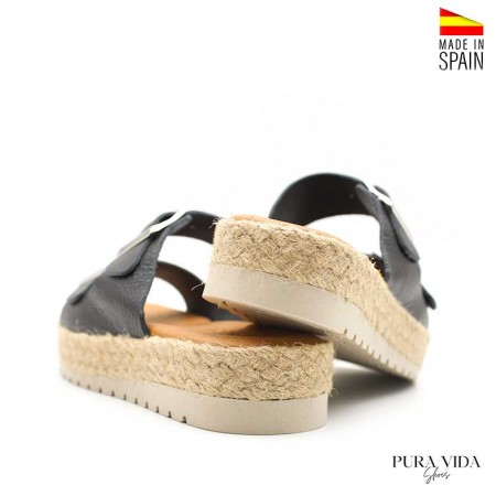 sandalia Plataforma de esparto y goma