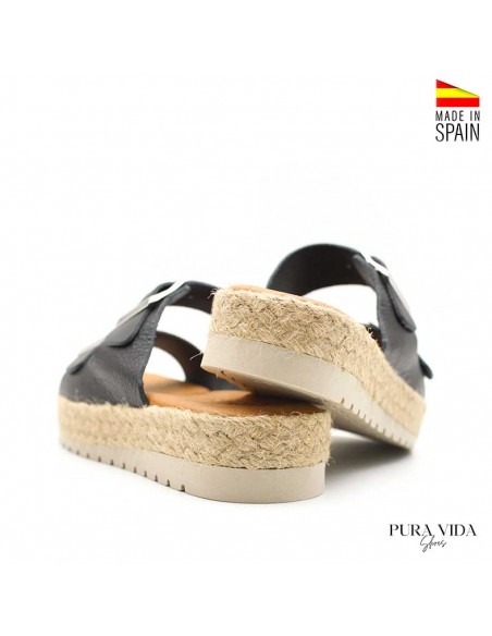 sandalia Plataforma de esparto y goma