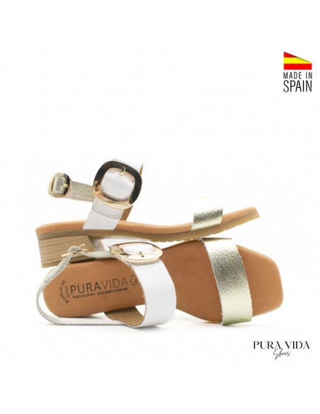 sandalias de mujer blancas fabricadas en españa