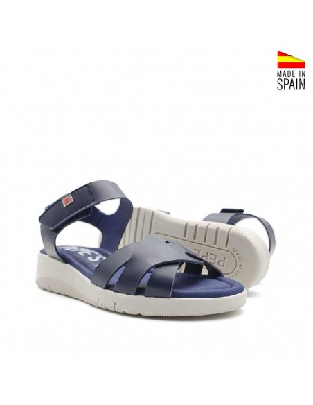 cuñas azul marino fabricadas en españa